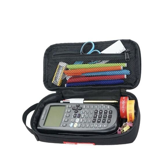 Rough Enough Small Tool Bag Pouch Zipper Big Pencil Case Set of Two Olive Green - Picture 13 of 16